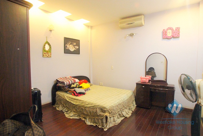 Quiet house with good quality for rent in Nghi Tam Street, Tay Ho, Hanoi